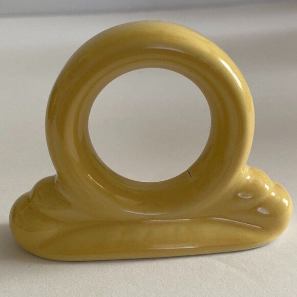 Fiestaware Yellow Retired Color Discontinued Napkin Ring - Picture 5 of 6